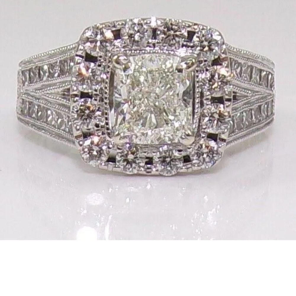 Neil Lane 14k white gold engagement ring size 8.5